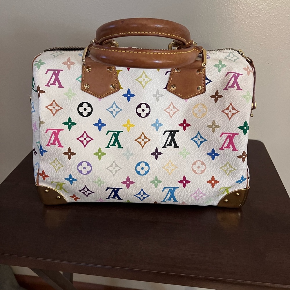 Authentic Multi Colored Louis Vuitton Speedy. Com… - image 3